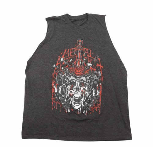 Vintage Heavy Metal Band T-Shirt Black 
