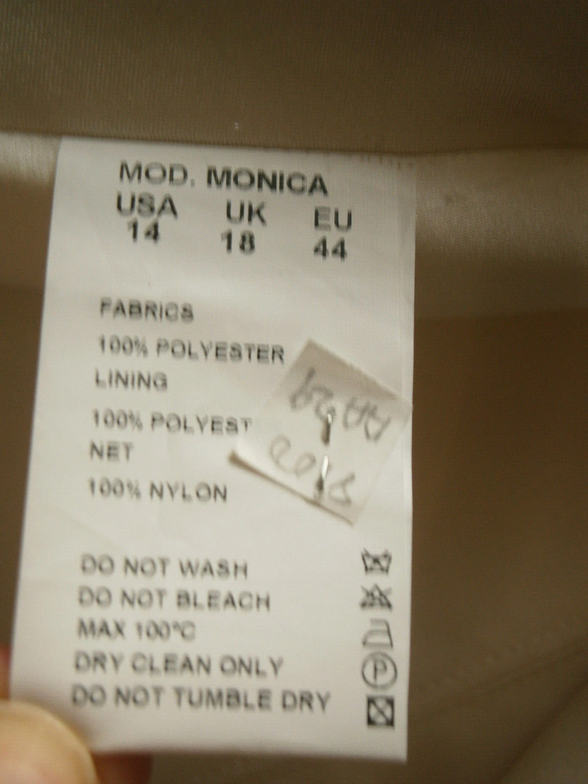 OFF WHITE Abito da sposa Modeca Monica 14 senza spalline bianco sporco tulle abito da ballo pizzo romantico