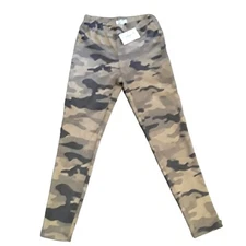 NWT Fab Finds By Sarah Camo Skinny Ankle Zipper Women's Sz Small Jeggings