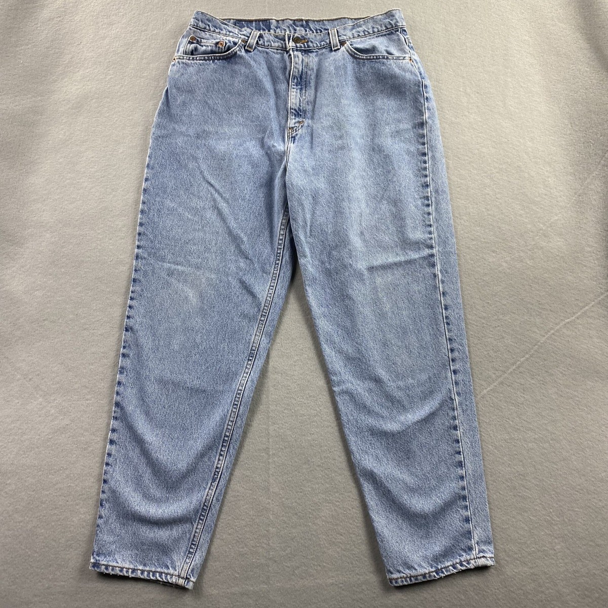 Vintage Levis Jeans Womens 16 Short Blue Denim Pants Tapered Leg