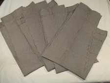TRADITIONAL PROFESSIONAL CHEFS BLUE HOUNDS TOOTH PANTS SIZE 34-36X FACTORY NEW