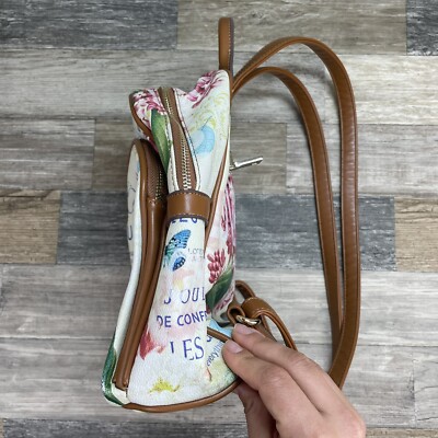 Picard Backpack Handbag Leather White Brown Floral Medium | eBay display picture 3