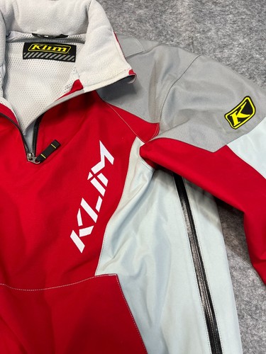 Klim PowerXross Pullover Jacket Mens Large Gore-Tex Red White Gray Unworn - Bild 4 von 19