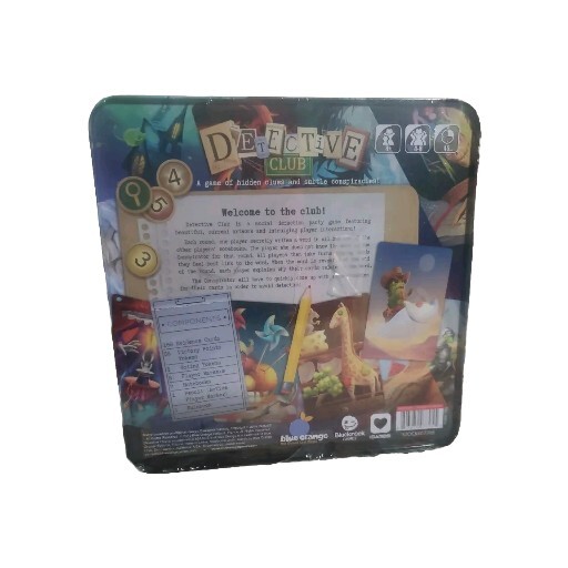 Detective Club Board Game Blue Orange Games 100 Complete Mystery