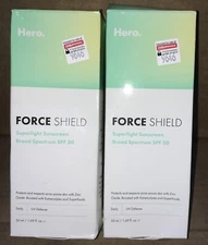 2x Hero Force Shield Superlight SPF 30 Sunscreen 1.69oz Broad Spectrum EXP 06/24