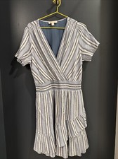 Michael Kors Simple Pull On Stripe Short  Sz OX