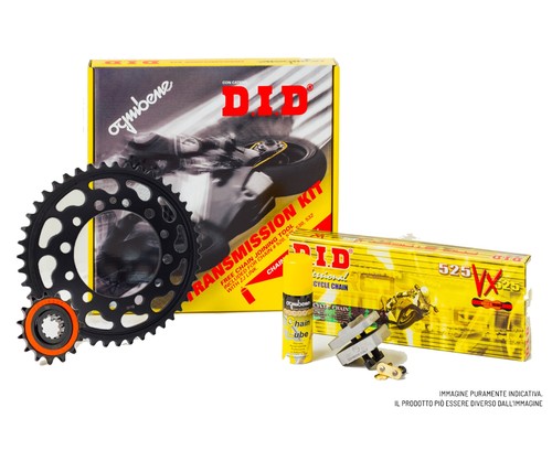 Kit Catena Corona Pignone DID Per Honda NX 650 Dominator RD02 1992-1996 - Foto 3