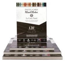 Sennelier La Carte Mixed Media Pastel Pad - Charcoal Grey