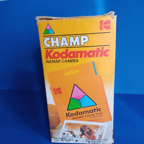 Kodak Champ Kodamatic Instant Camera 1982 w Box and Instructions made in USA - Picture 17 of 17