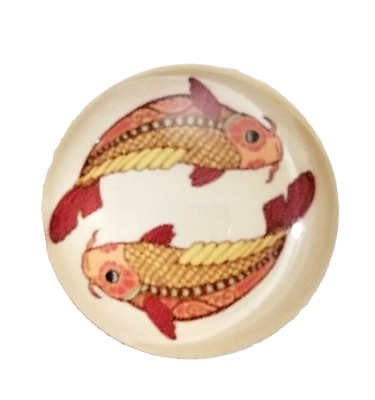 PISCES ZODIAC SIGN 18mm/20mm GINGER SNAP BUTTON POPPER INTERCHANGEABLE JEWELRY