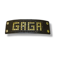 Men's Lady Gaga Nailhead Wristband One Size Black