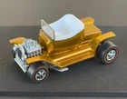 Vintage Hot Wheels Redline 1968 RESTORED Honey Gold Hot Heap US - NO Reserve!