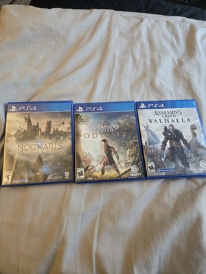 Ps4 Assassin's Creed Oddysey, Valhalla, Hogwarts used once!!!