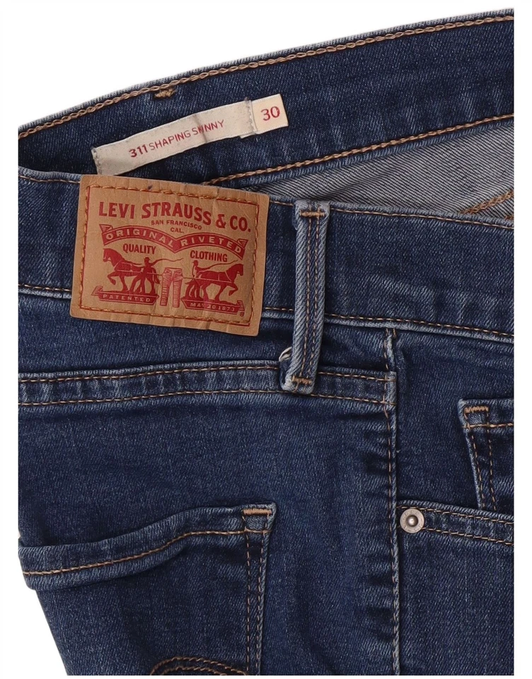 LEVI'S Womens 311 Shaping Skinny Jeans W30 L30 Blue AK20 - Image 3 of 3