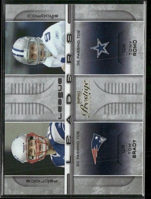2008 Playoff Prestige L L Foil Tom B/Tony R/Ben R/Peyton M #/100 #LL-24