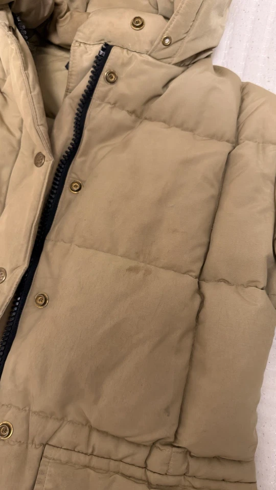 Chaqueta Parka con Capucha Eddie Bauer Karakórum Acolchada Plumón de Ganso Años 80 De Colección Foto 3 de 4