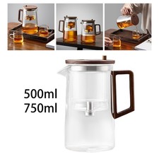 Glass Tea Pot Kettle Tea Infuser Glass Mug for Men Women Travel Mug with
