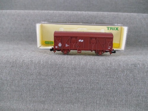 Minitrix Spur N 13884 Gedeckter Güterwagen der NS in OVP | Condition: Gebraucht