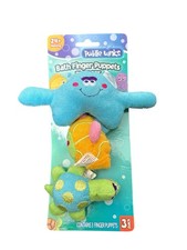 Puddle Winks Bath Finger Puppets 3 Pack NEW Toddler Baby Bath Toy 24 Months