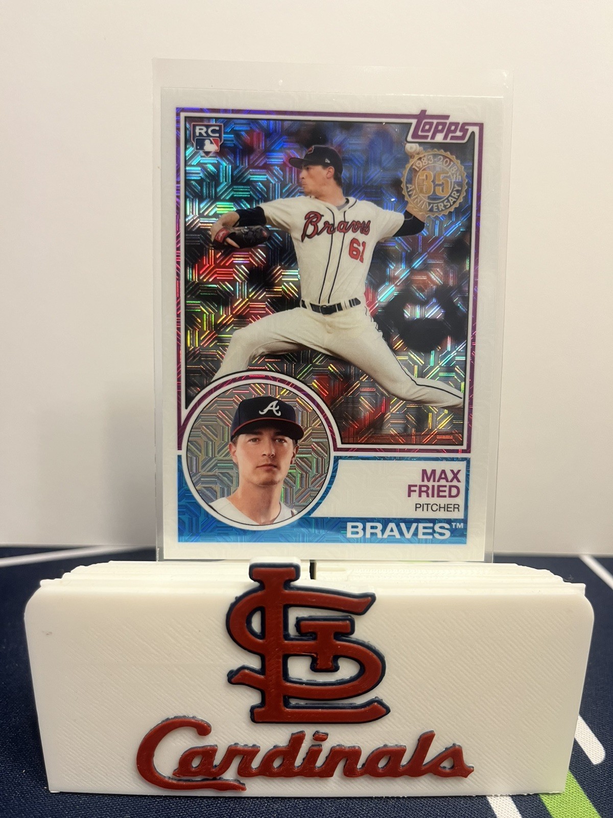 2018 Topps - Silver Pack 1983 Topps Design Chrome Series 1 Max Fried #49 (RC)