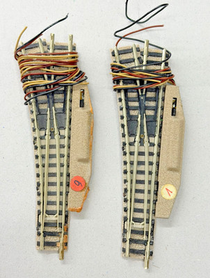 Fleischmann Piccolo 9141 Spur N elektrisches Weiche 2 Stück Rechts Links Set 2