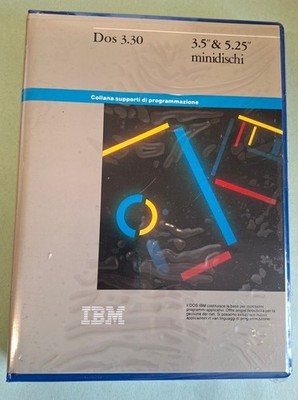 RARE SEALED IBM DOS 3.30 Betriebssystem - Vintage NEW OLD STOCK - 3,5'' + 5,25''