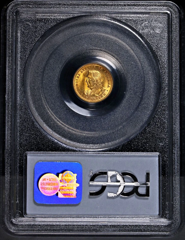 1905 Lewis and Clark Commemorative Gold $1 PCGS MS64 Superb Eye Appeal - Image 4 of 4