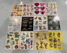 Large Vintage Lot Hallmark, Gibson, DBGCI Stickers