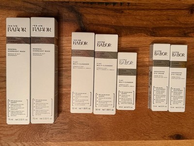 Babor Skincare Clean Formance, 7teiliges Set, Overnight Mask, Eye Cream, Neu