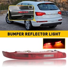 Left Side Rear Bumper Reflector Tail Light Lamp Red Lens for Audi Q7 2006-2015