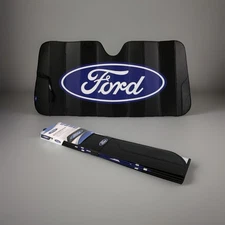 FORD Car Truck Black Windshield Front Folding Sun Shade Sunshade 27"x58" NEW