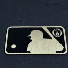 MLB LA Dodgers Iron On Patch  laser engraving Patch 3x1.5” Inches