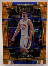 2021-22 Panini Select - Concourse Luka Garza #22 Orange Flash Prizm (RC)