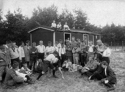Germany Wandlitz country hostel at Wandlitzsee 1915 Historic Old Photo 2