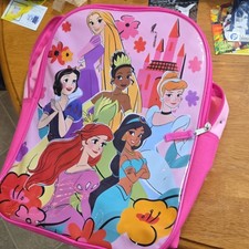 Lightly Used Disney Princesses Kids Backpack ...