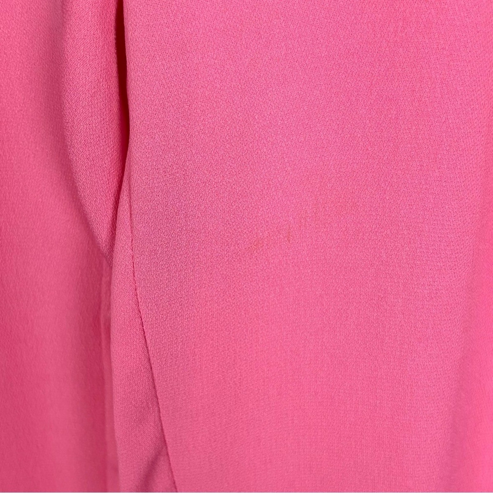 Zara Basic Collection Pants Size Medium Pink Draw… - image 4