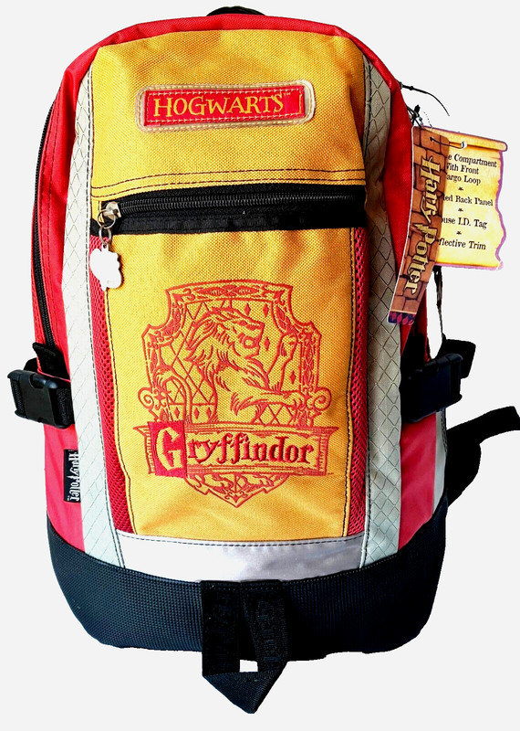NEW 2001 Harry Potter 17" GRYFFINDOR Backpack w/ Detailed Features & Accents BP3