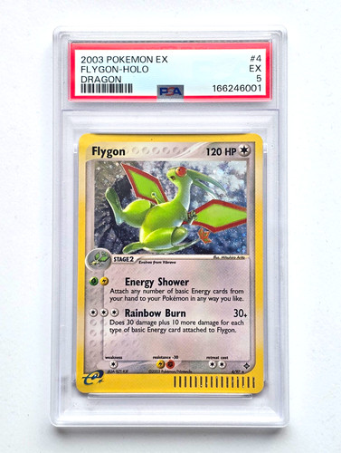 Flygon graded PSA 5 for sale on eBay