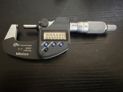 Mitutoyo 293-340-30 Micrometer Digital IP65 - (0-1 inch (25mm)