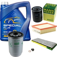 Inspektionspaket 5L Mannol Special Plus 10W-30 FüR Opel Combo 1.7 D Corsa B 1.5