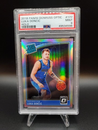 2018 Optic Luka Doncic Holo Psa 9 Rookie Rc
