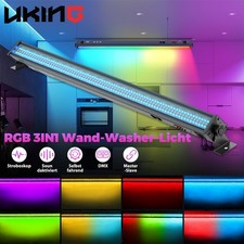UKING 120W LED RGB Wall Washer Licht Bar Bühnenlicht DMX Strobe dj Weihnachten