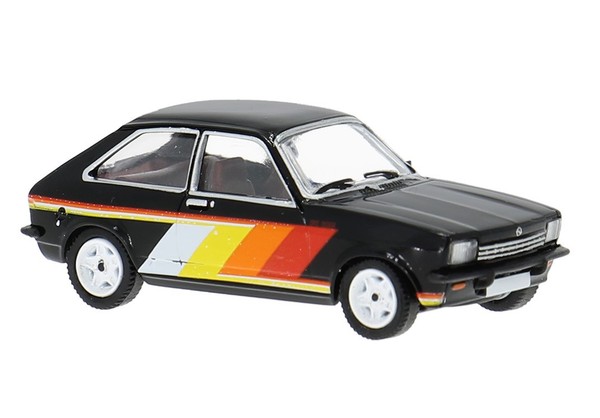 Brekina PCX871256 Opel Kadett C City, Schwarz / Dekor, 1975, H0, Neu 2026-image