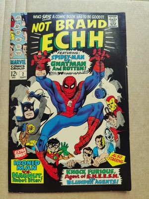 Not Brand Echh #2 (Marvel Comics September 1967) Midgrade Spider-Man Cover