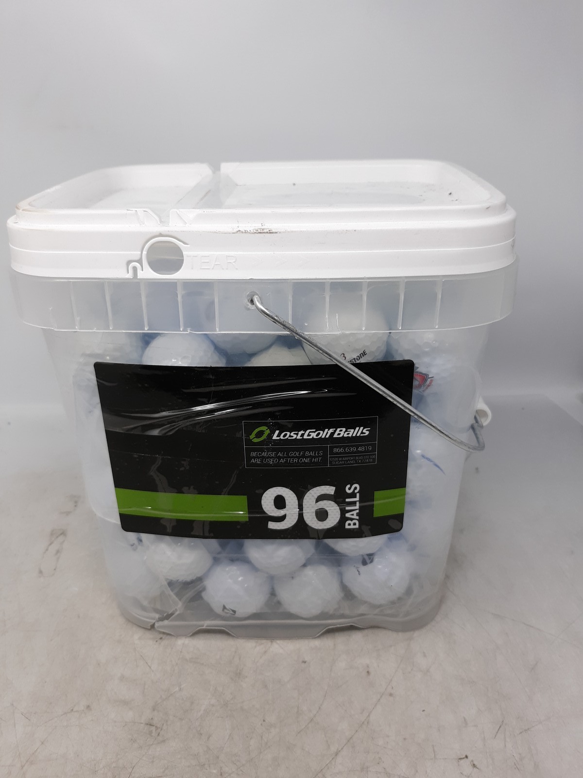 S 96 Used Bridgestone Golf Balls Bucket