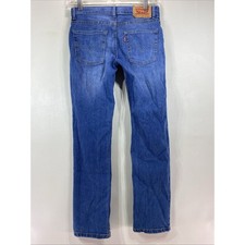 Levi's 510 Red Tab Skinny Blue Jeans Boy's Size 12 Reg 26W x 25L Actual Size 