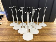 10 Barbie Kaiser doll stands 2201 for 11 1/2" to 12" doll Light Gray