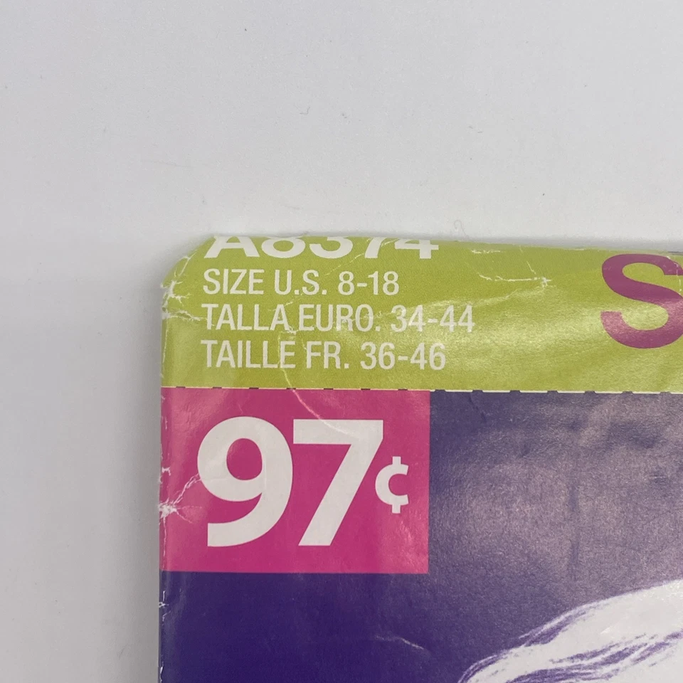 Simplicity Sewing Pattern A8374 Womens Tank Top Size 8 10 12 14 16 18 Uncut - Image 4 of 4