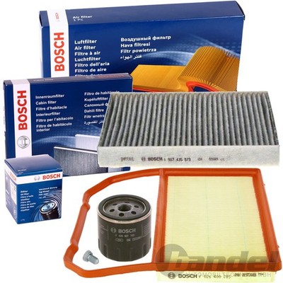 BOSCH INSPEKTIONSPAKET passend für SEAT MII SKODA CITIGO VW UP / 1.0 /  60-75 PS