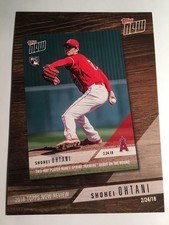2019 Topps Now Review Set Jumbo 5x7 Shohei Ohtani Angels TN2 /49